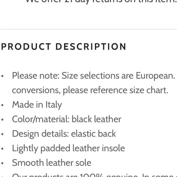 TOTEME Black Leather Square Toe Elastic Back Flat Loafers Made in Italy Size 37 - Picture 9 of 12